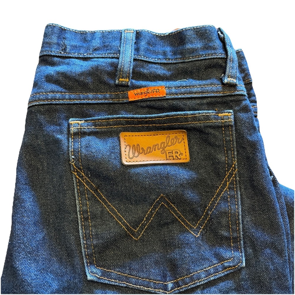Wrangler FR Flame Resistant 36 Slim‎ Fit Jeans CAT2 2112 Men's 34x33.5